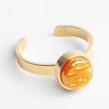 Verstellbarer Ring mit Stein • 8mm Verstellbarer Ring mit Stein • 8mm