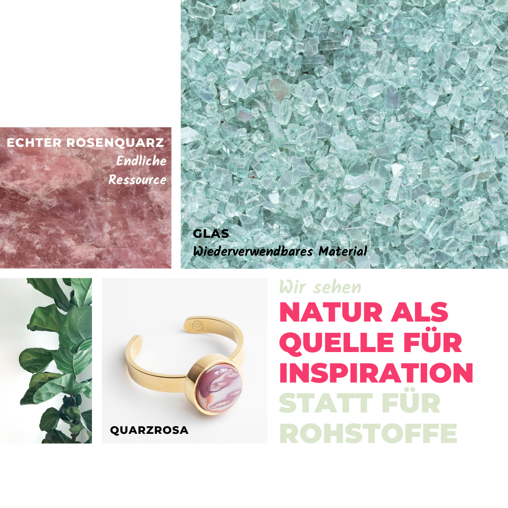 Foto von Adjustable ring with stone • 8mm