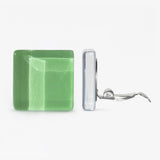 Statement Clip Ohrringe aus Glas • 20mm