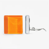 Statement Clip Ohrringe aus Glas • 20mm