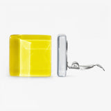 Statement Clip Ohrringe aus Glas • 20mm