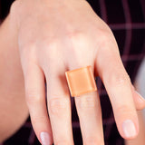 Foto von Statement Ring mit Stein 20mm • größenverstellbar Foto von Statement Ring mit Stein 20mm • größenverstellbar