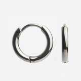 Edelstahl Creolen Basic • Wasserfeste Ohrringe Edelstahl Creolen Basic • Wasserfeste Ohrringe