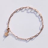 Filigranes Gliederarmband Edelstahl • verstellbar