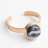 Verstellbarer Ring mit Stein • 8mm Verstellbarer Ring mit Stein • 8mm