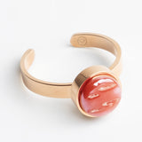 Verstellbarer Ring mit Stein • 8mm Verstellbarer Ring mit Stein • 8mm