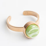 Verstellbarer Ring mit Stein • 8mm Verstellbarer Ring mit Stein • 8mm