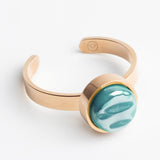 Verstellbarer Ring mit Stein • 8mm Verstellbarer Ring mit Stein • 8mm