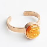 Verstellbarer Ring mit Stein • 8mm Verstellbarer Ring mit Stein • 8mm