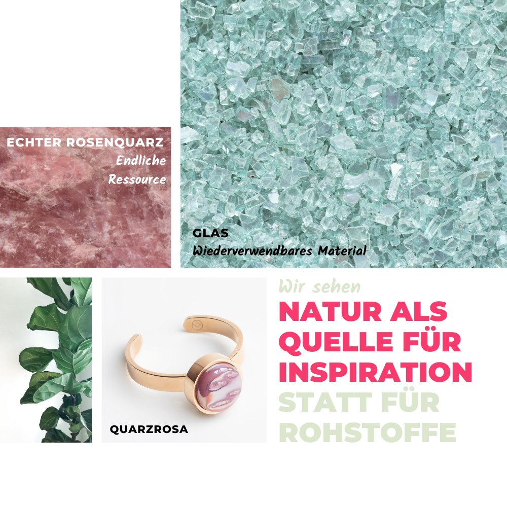 Foto von Adjustable ring with stone • 8mm