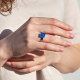 Foto von Kleiner Ring mit Stein 10mm • größenverstellbar Foto von Kleiner Ring mit Stein 10mm • größenverstellbar
