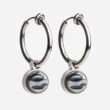 Ohrclip Creolen mit Einhänger • Mix & Match Ohrclips • 18mm Ohrclip Creolen mit Einhänger • Mix & Match Ohrclips • 18mm