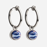 Ohrclip Creolen mit Einhänger • Mix & Match Ohrclips • 18mm Ohrclip Creolen mit Einhänger • Mix & Match Ohrclips • 18mm