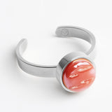 Verstellbarer Ring mit Stein • 8mm Verstellbarer Ring mit Stein • 8mm