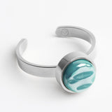 Verstellbarer Ring mit Stein • 8mm Verstellbarer Ring mit Stein • 8mm