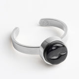 Verstellbarer Ring mit Stein • 8mm Verstellbarer Ring mit Stein • 8mm