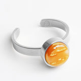 Verstellbarer Ring mit Stein • 8mm Verstellbarer Ring mit Stein • 8mm