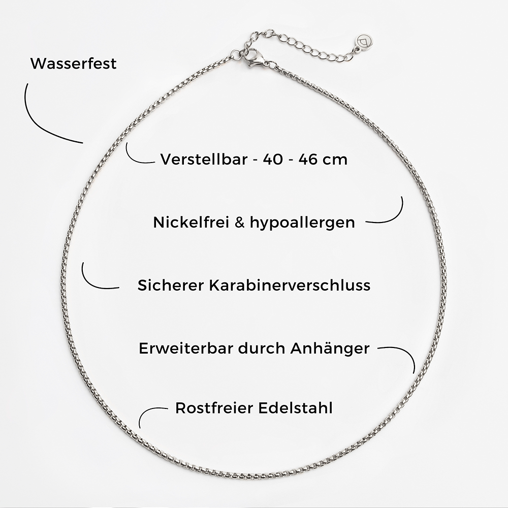 Foto von Stainless steel snake chain • Mix & Match necklace